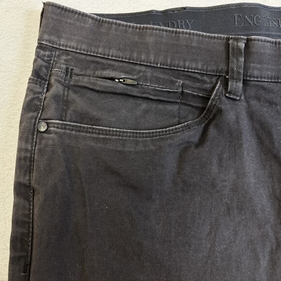 English Laundry Jeans Mens 40x34 Dark Gray Straight Leg Denim Dark Wash Preppy - Picture 4 of 11